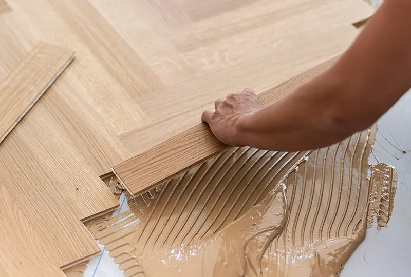 Pose de parquet