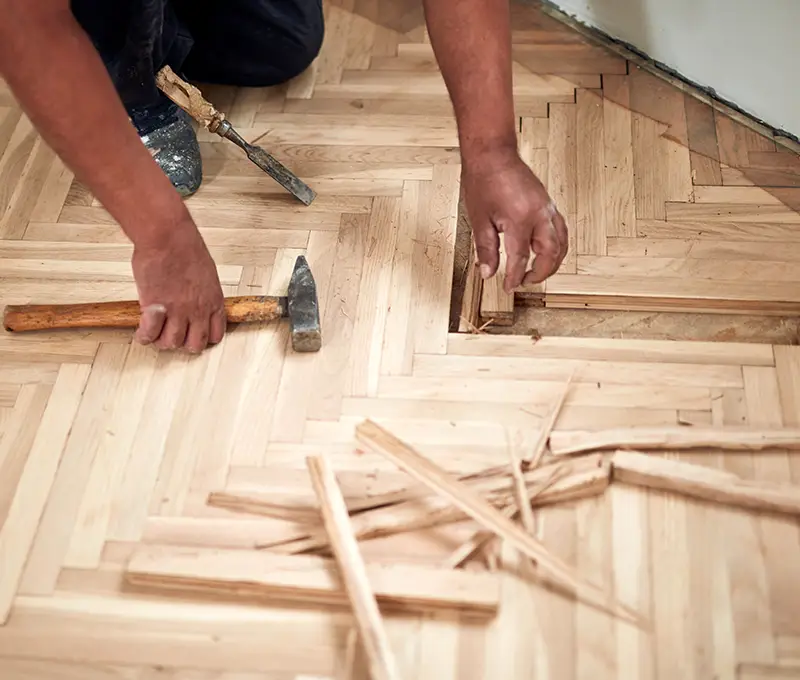 Rénovation de parquet par nos soins